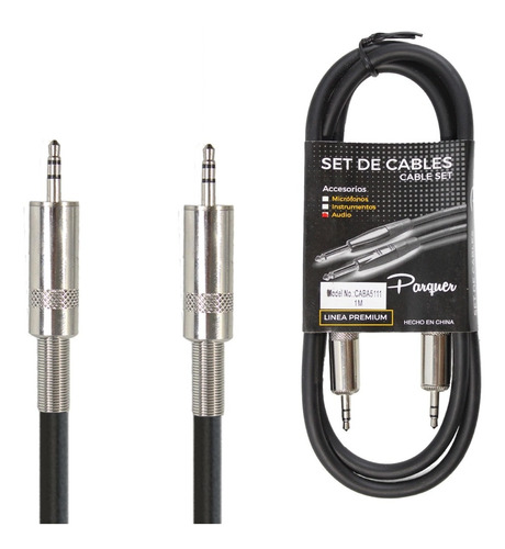 Cable Parquer Mini Plug 3,5 A Mini Plug 3,5 Stereo 1 Metro