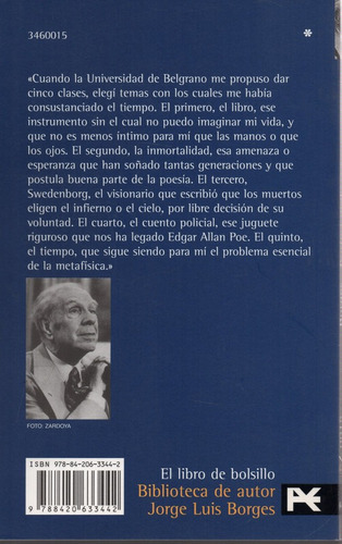 Borges Oral, De Jorge Luis Borges., Vol. 1. Editorial Alianza,