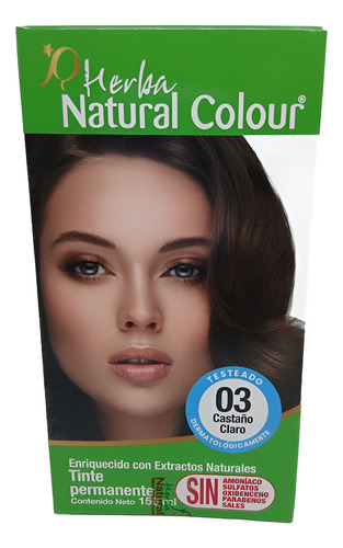 Natural Colour Tinte Natural Pack 6 Todos Los Colores Castaño Claro 03