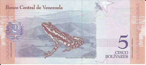 Venezuela, 5 Bolivares 2018