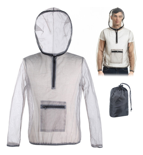 Protector Ultraligero De Malla Bug Jacket Para Pesca Al Aire