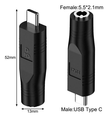 Adaptador De Carga Tipo C Power Delivery De 100 W