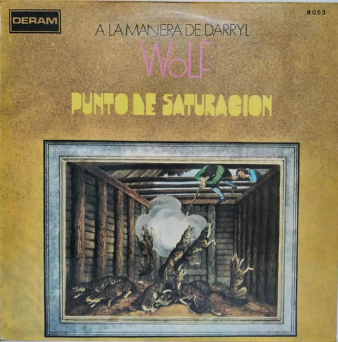 Darryl Way's Wolf  Punto De Saturacion Lp Impecable