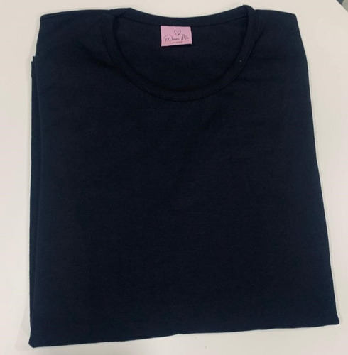 Remera Camiseta De Mujer Algodon Y Lycra Manga Larga