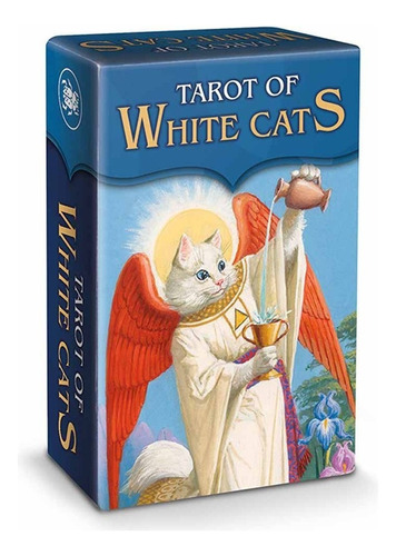 Mini Tarot Of White Cats - Cartas Gatos Blancos Lo Scarabeo