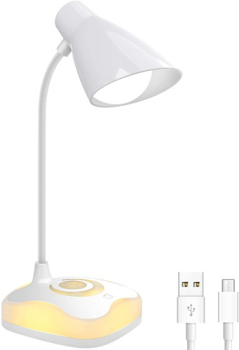Imagen 1 de 10 de Lámpara Led De Escritorio Para Lectura Recargable