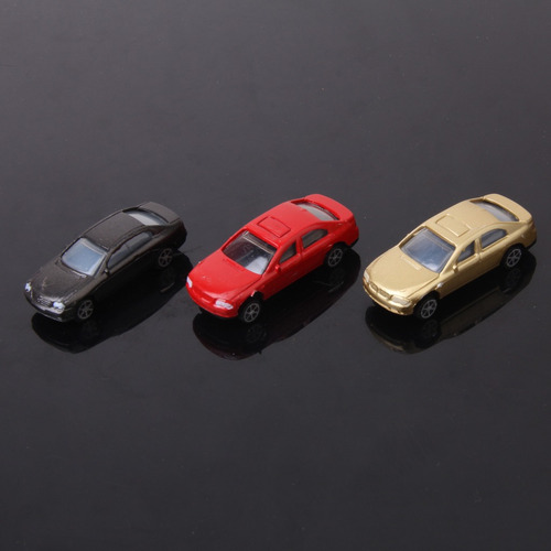 100pcs Pintó Coches Modelo Construcción De Tren Escala Ho