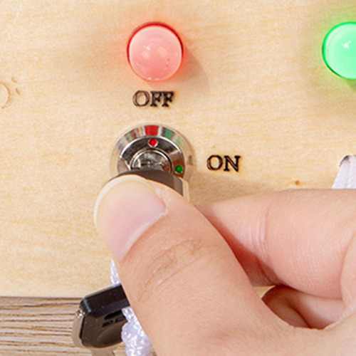 Interruptor De Luzes, Placa Ocupada, Brinquedo Montessori,