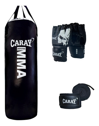 Saco De Boxeo Caray Profesional+vendas 3mts+guantes De Mma