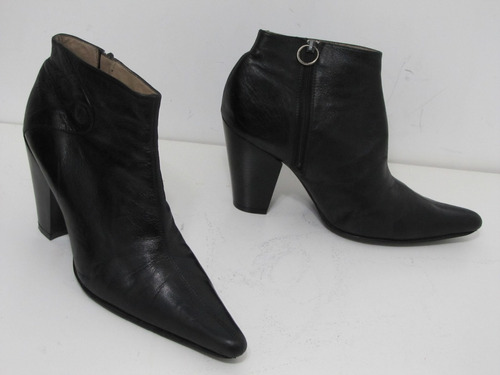Botas / Zapatos Cuero Negro Talla 39..envío Gratis¡¡