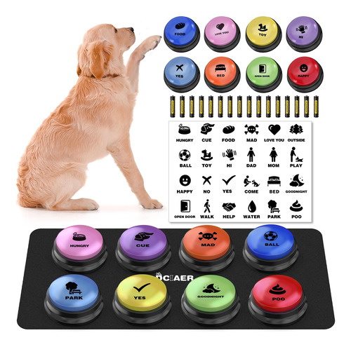 Dciaer Botones De Comunicacion Para Perros, Botones Parlante