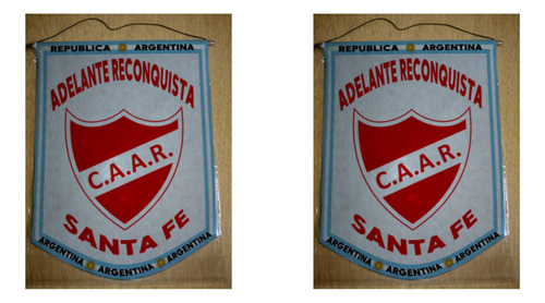 Banderin Mediano 27cm Adelante Reconquista Santa Fe