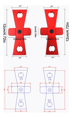 Nuevo Herramienta De Marcador For Carpintería Calibre De