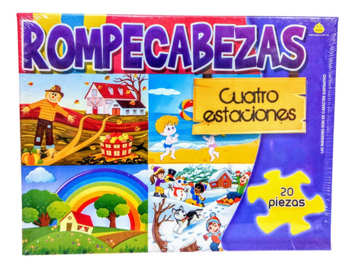 Rompecabezas Infantiles Puzzle 20 Piezas Rompe Cabeza