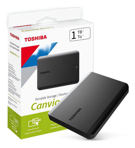 Disco Duro Externo Toshiba Canvio Basics Usb 3.0 Negro 1tb