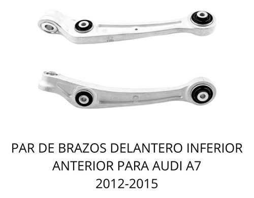 Par De Brazo Delantero Inferior Anterior Para Audi A7 12-15