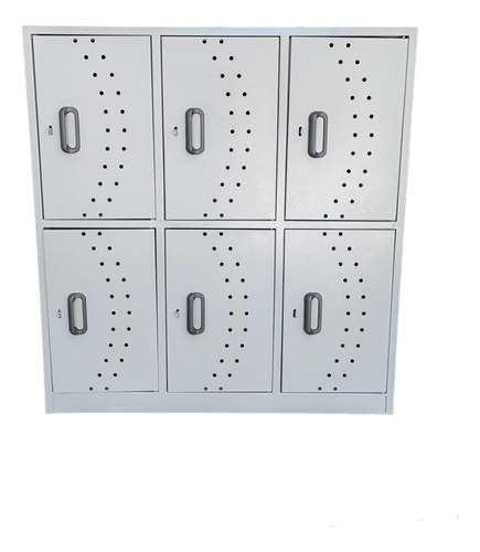 Locker Metalico De 6 Puestos 