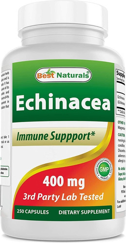 Best Naturals | Echinacea | 400mg | 250 Capsules