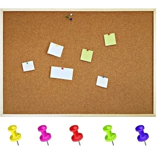 comprar Pizarra De Corcho 50 X 70cm - Incluye Fijadores De Notas