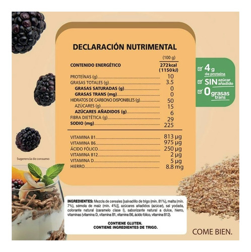 Cereal All Bran Original Kellogg's 465 Gr 2 Pzas
