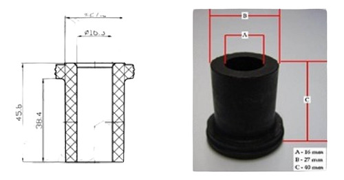 Buje Elastico Tra (4) Gsp Mitsubishi L200 90-96