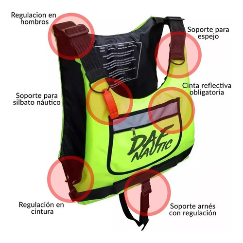 Promocion Chaleco Deportivo Reflectivo Kayak Aprobacion Daf