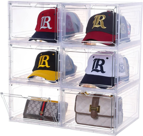 Porta Gorras 6 Pack Caja De Almacenamiento Soporte