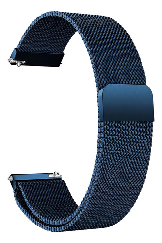 Pulseira Magnética Compatível Zeblaze Gts Gts 2 Gts Pro Azul
