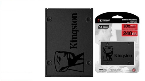 Imagen 2 de 7 de Disco Solido Kingston A400 240gb + Adaptador Pc + Cables