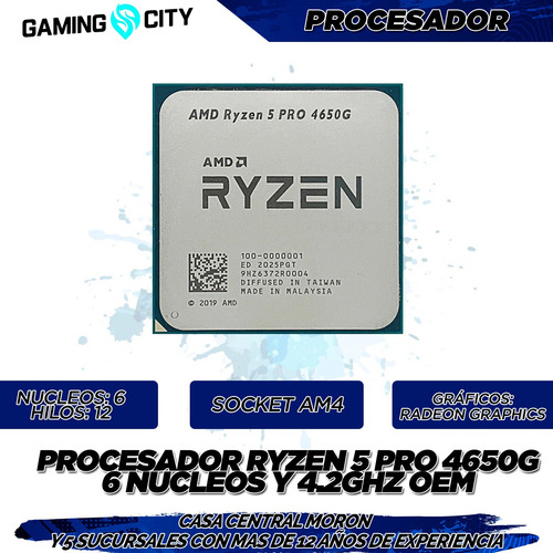 Imagen 3 de 8 de Pc Armada Gamer Con Monitor Amd Ryzen 5 4650g 8gb Ssd Cuotas