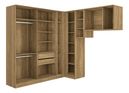Quarto Modular Kappesberg Adapt Macadâmia 6 Pç 246cm X 241cm
