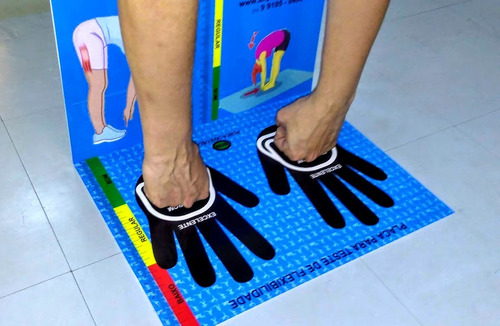 Placa Dedos Ao Solo- Teste Flexibilidade - Avaliação Física