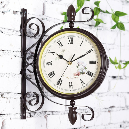 Reloj De Pared De Doble Cara De, Relojes Colgantes