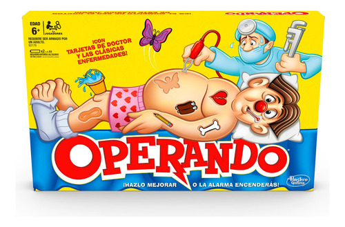 Juego De Mesa Hasbro Gaming Operando +6