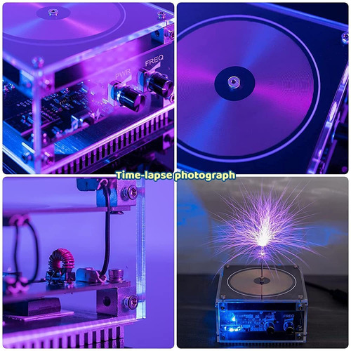 Imagen 5 de 9 de Joytech Bluetooth Music Tesla Coil Arc Altavoz Plasma...