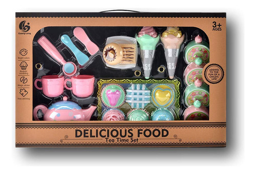 Juguete Set De Postre Para Niña Ideal Para Jugar Y Aprender