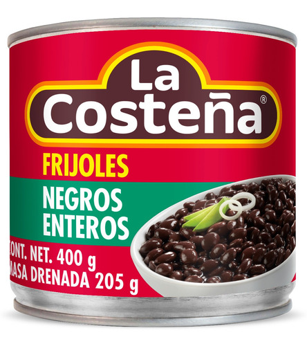 Frijoles Negros Enteros X400gr La Costeña