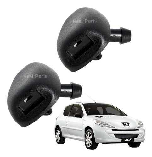 Par Brucutu Esguicho Água Parabrisa Peugeot 206 207 Original