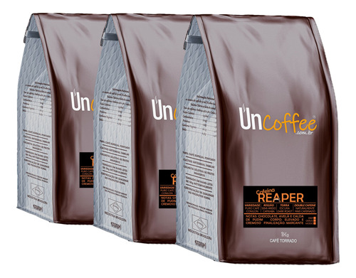 Café Gourmet 100% Canéfora Robusta Torra Média Escura 3 Kg