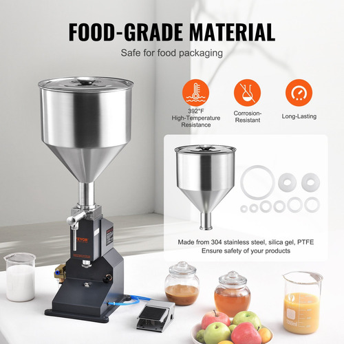 Máquina Llenadora Liquidos Viscosos Neumatica 5 A 50ml