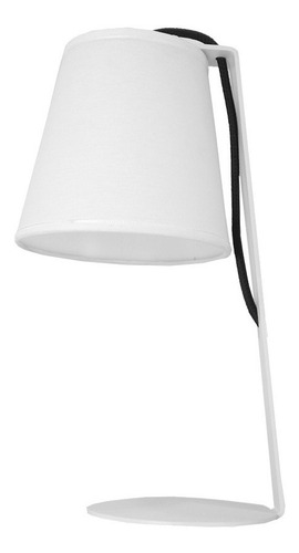 Imagen 1 de 10 de Velador Moderno Con Pantalla Para Lampara Led Blanco
