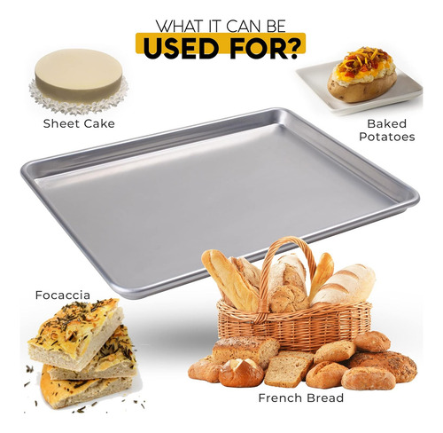 15pzs Charolas Panadería Repostería Hornear 40x60