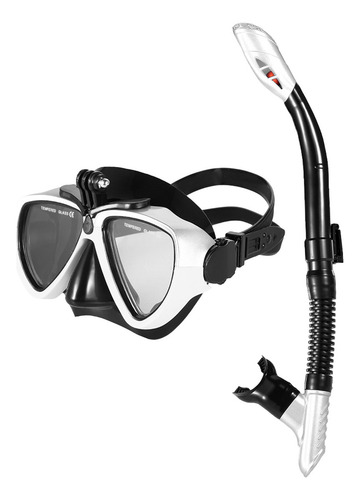 Set De Máscara De Buceo Y Esnórquel, Gafas De Natación Antiv