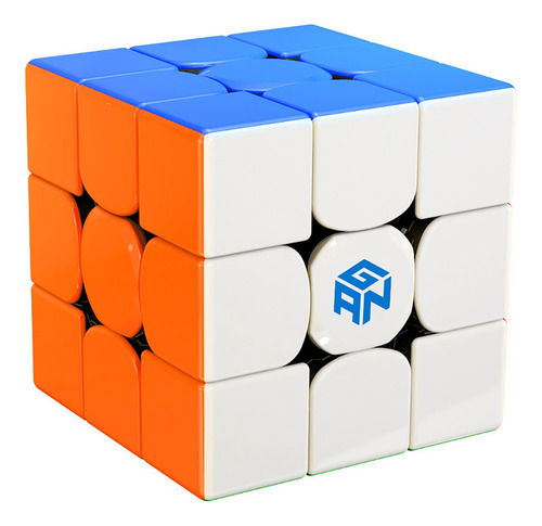 Cubo mágico cúbico sem adesivo colorido GAN 356 RS de 3x3x3 peças