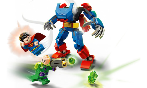 Kit Lego Dc Armadura Robótica Superman Vs. Lex Luthor 120 Super Heroes Dc
