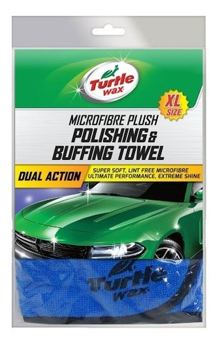 Paño Microfibra Turtle Wax Plush Polishing & Buffing 40x40 