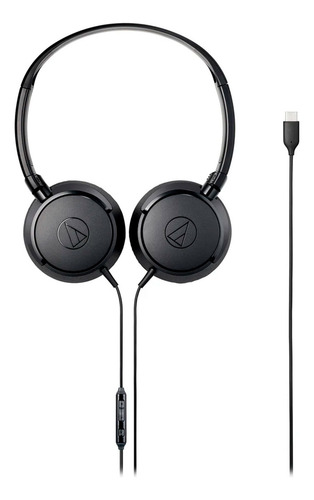 Audífonos On-ear Con Conector Usb-c Ath-s120c-bk Audio Techn
