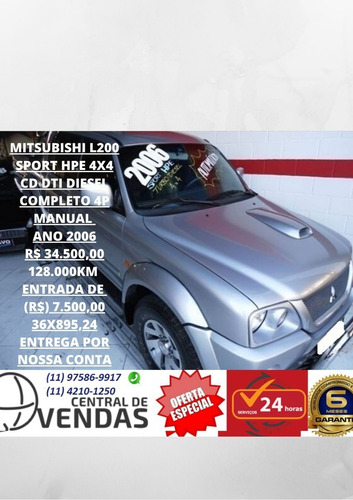 Mitsubishi L200 Sport 4x4 Ano 2006