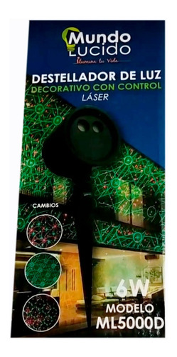 Mini Proyector Laser Navideño Decorar Elige Figuras Ml5000
