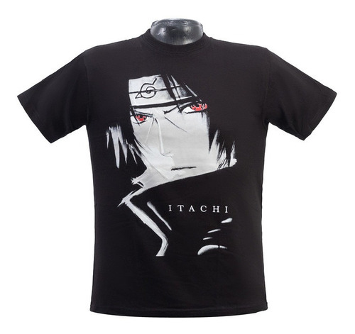 Franela Itachi Rostro Serie Naruto Unisex Adulto Algodón